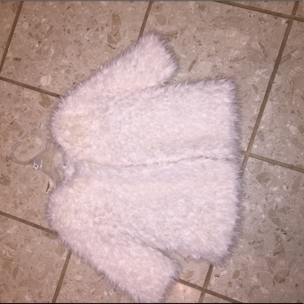 Girls faux fur jacket
